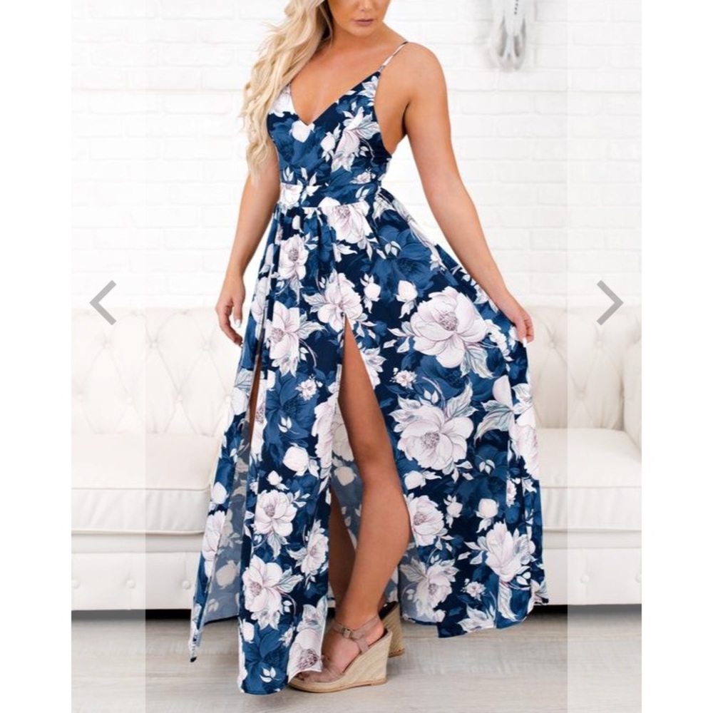 NEW Boutique Floral Maxi Dress